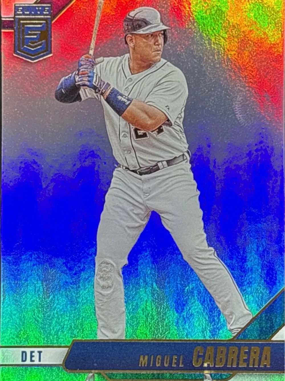 Panini Miguel Cabrera Holographic Baseball Card